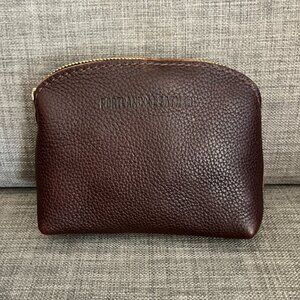 Portland Leather classic Luna pouch in Coldbrew *BNNU!